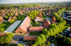 Der Hof Thier zum Berge aus der Luft