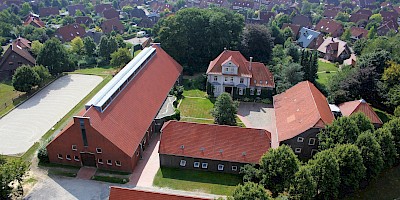 Luftaufnahme vom DIPO in Dülmen im grünen Münsterland